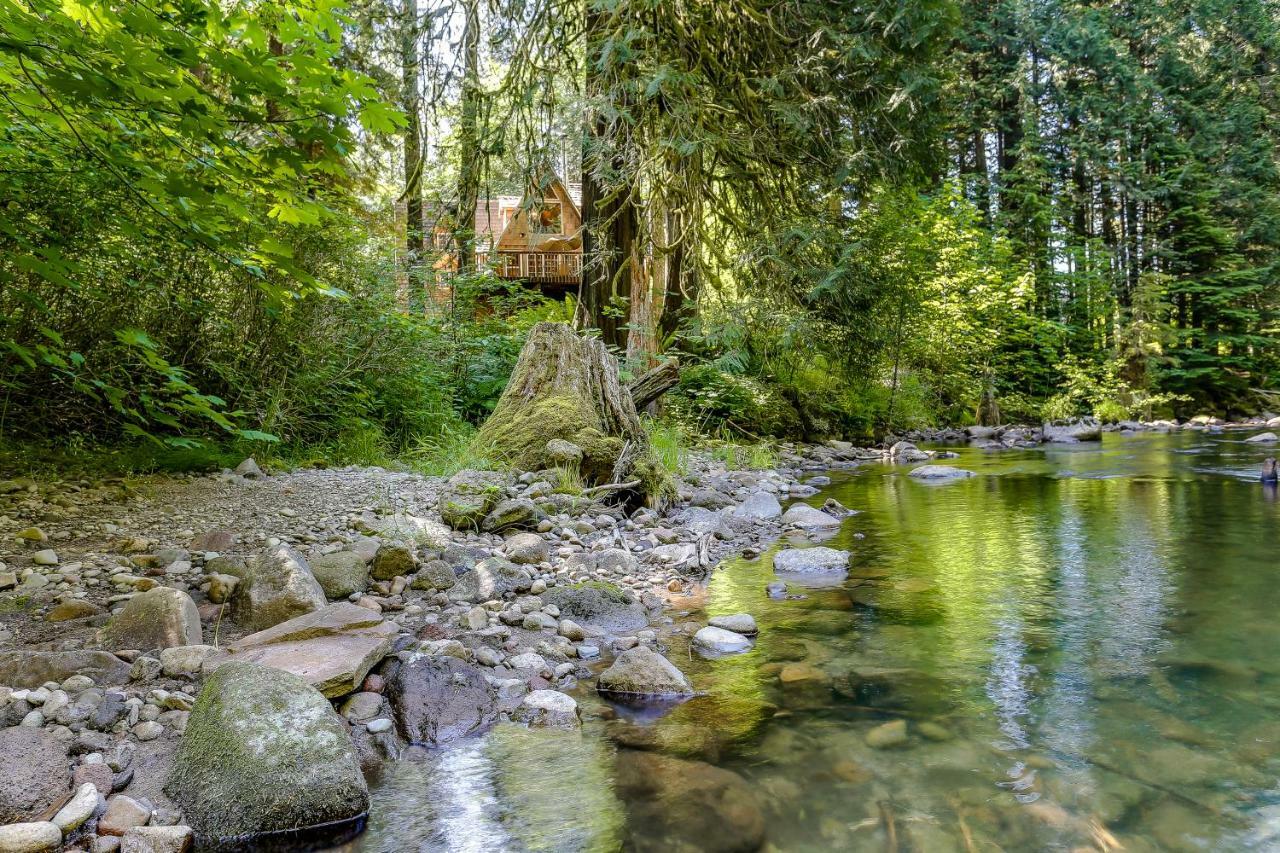 Clear Creek Cabin Welches Eksteriør bilde