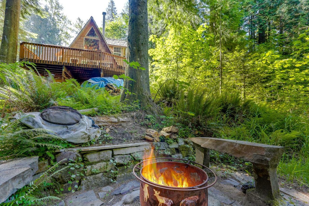 Clear Creek Cabin Welches Eksteriør bilde